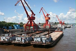 专家表示中俄河运口岸使用水平不足设计能力的15%