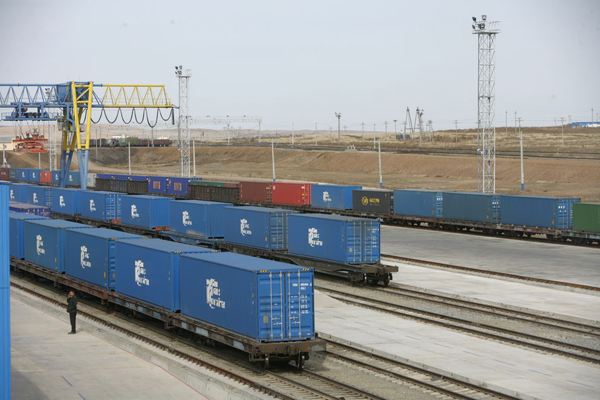 中俄铁路运输集装箱