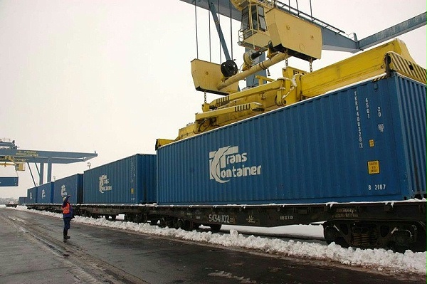 俄罗斯铁路货运集装箱